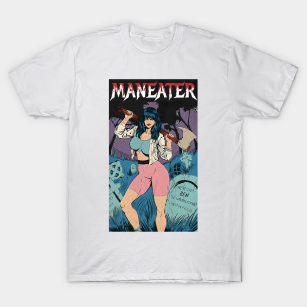 Maneater - Barbara in the graveyard T-Shirt by Pablo Romero Art